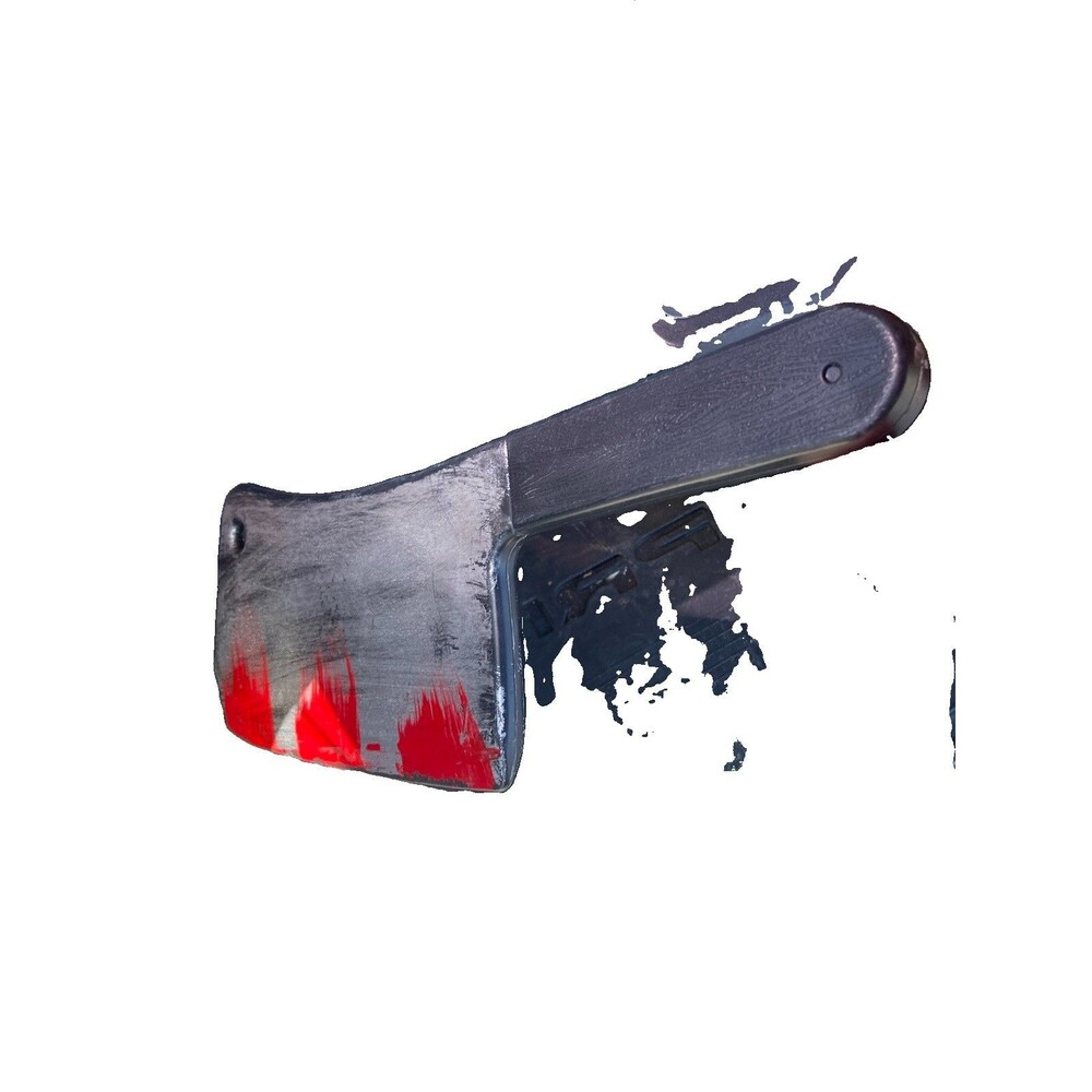 Fake Bloody Butcher Knife Prop Realistic Halloween Costume Cosplay Safe Cosplay